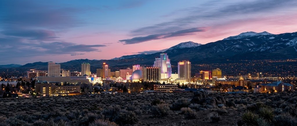 Sparks and Reno Nevada Skyline